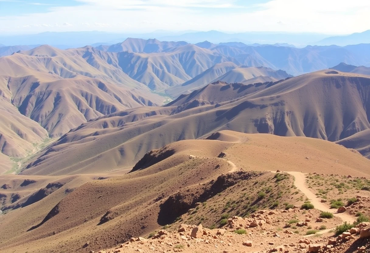 المشي لمسافات طويلة في الأطلس الكبير